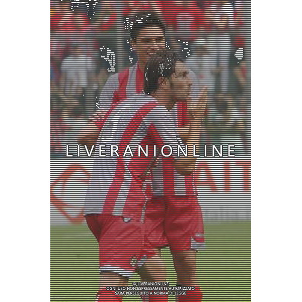 cremona 8/6/2008 ritorno finale Playoff per la promozione in serie B Cremonese-Cittadella nella foto esultanza viali foto Paola Garbuio/Ag Aldo Liverani