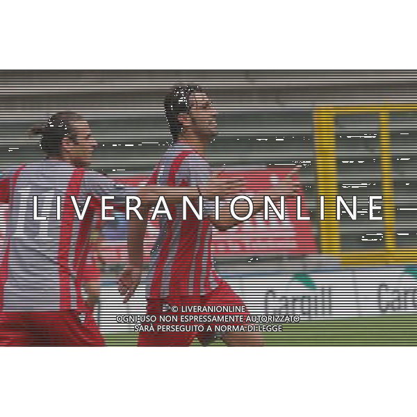 cremona 8/6/2008 ritorno finale Playoff per la promozione in serie B Cremonese-Cittadella nella foto esultanza viali foto Paola Garbuio/Ag Aldo Liverani