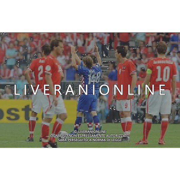 UEFA EURO 2008 Gruppo B M03 Vienna - 08.06.2008 Austria-Croazia Nella Foto:MODRIC LUKA ESULTA /Ph.Vitez-Ag. Aldo Liverani