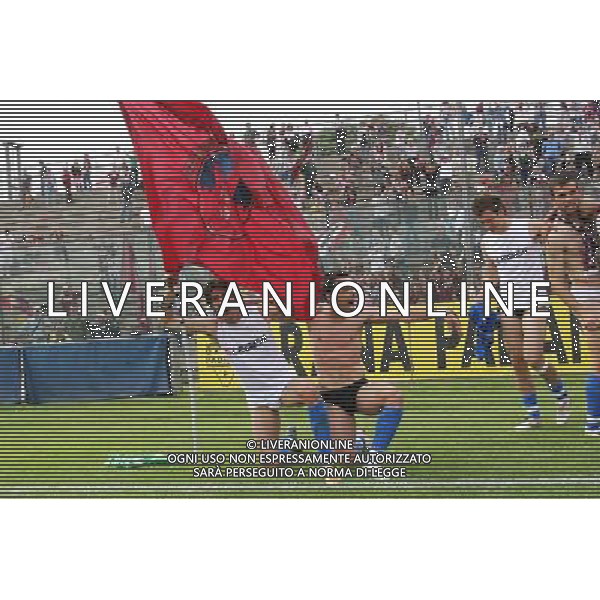 cremona 8/6/2008 ritorno finale Playoff per la promozione in serie B Cremonese-Cittadella nella foto esultanza dei calciatori dell\' albinoleffe foto Paola Garbuio/Ag Aldo Liverani