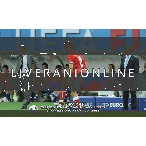 UEFA EURO 2008 Gruppo B M03 Vienna - 08.06.2008 Austria-Croazia Nella Foto:HICKERSBERGER-BILIC /Ph.Vitez-Ag. Aldo Liverani