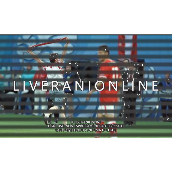 Austria-Croazia UEFA EUROPEI 2008 Gruppo B M03 Vienna - 08.06.2008 Nella Foto: INVASIONE DI CAMPO DI UN TIFOSO CROATO Ph.Vitez/Ag. Aldo Liverani