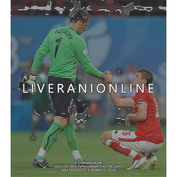 Austria-Croazia UEFA EUROPEI 2008 Gruppo B M03 Vienna - 08.06.2008 Nella Foto: DELUSIONE AUSTRIA A FINE GARA Ph.Vitez/Ag. Aldo Liverani