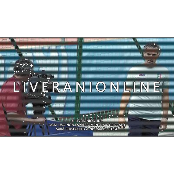 Allenamento Nazionale Italiana a Baden - 07.06.2008 Nella Foto: DONADONI ROBERTO E CAMERAMAN Ph.Vitez/Ag. Aldo Liverani