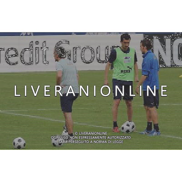 Allenamento Nazionale Italiana a Baden - 07.06.2008 Nella Foto: DONADONI ROBERTO-DEL PIERO ALESSANDRO-PANUCCI CHRISTIAN Ph.Vitez/Ag. Aldo Liverani