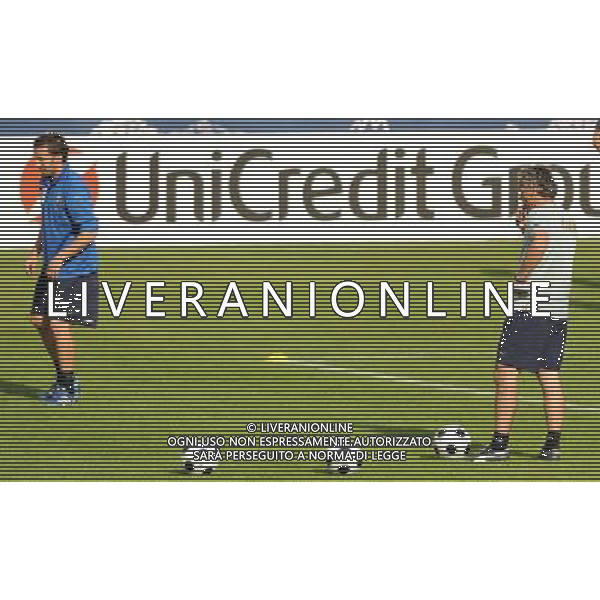 Allenamento Nazionale Italiana a Baden - 07.06.2008 Nella Foto: DONADONI ROBERTO OSSERVA DEL PIERO ALESSANDRO Ph.Vitez/Ag. Aldo Liverani