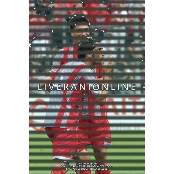 CREMONA 08/06/2008 SERIE C1 CREMONESE-CITTADELLA NELLA FOTO:VIALI ESULTA DOPO AVER SEGNAO FOTO PAOLA GARBUIO/AG.ALDO LIVERANI