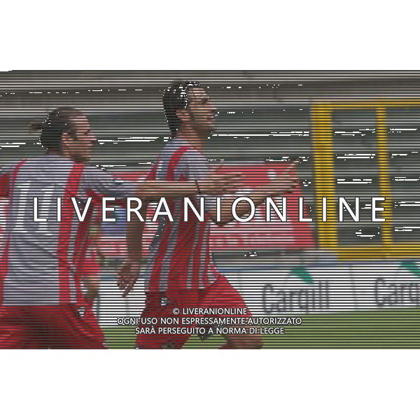 CREMONA 08/06/2008 SERIE C1 CREMONESE-CITTADELLA NELLA FOTO:VIALI ESULTA DOPO AVER SEGNATO FOTO PAOLA GARBUIO/AG.ALDO LIVERANI