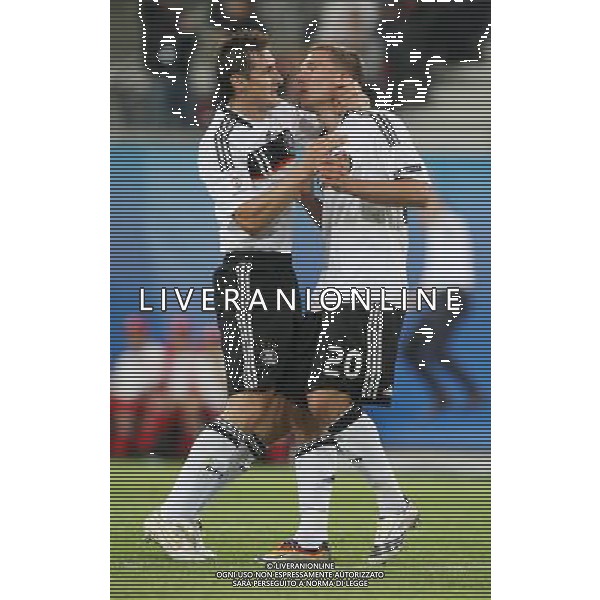 ESULTANZA DI Miroslav KLOSE / Lukas PODOLSKI - 08.06.2008 - Germania / Polonia - Europei 2008 Photo : Vonderlag / Icon Sport/Ag. Aldo Liverani - ITALY ONLY - *** Local Caption ***