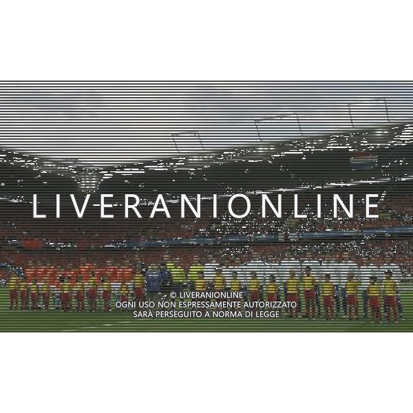 Olanda - Italia 09/06/2008 Europei 2008 nella foto le due formazioni schierate ph Luzzani/Ag. Aldo Liverani sas