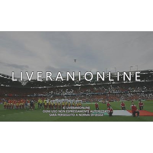 Olanda - Italia 09/06/2008 Europei 2008 nella foto le due formazioni schierate ph Luzzani/Ag. Aldo Liverani sas