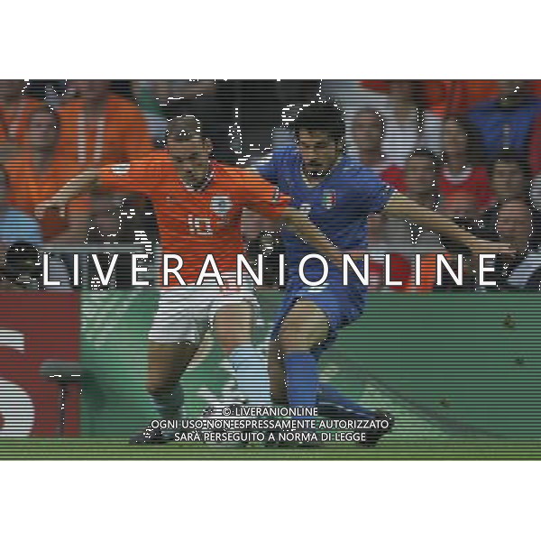 Olanda - Italia 09/06/2008 Europei 2008 nella foto gennaro gattuso e SNEIJDER ph Luzzani/Ag. Aldo Liverani sas