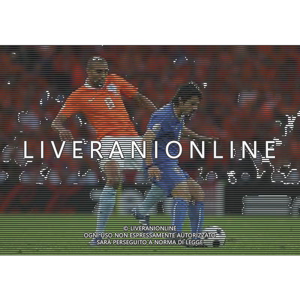 Olanda - Italia 09/06/2008 Europei 2008 nella foto gennaro gattuso e ENGELAAR ph Luzzani/Ag. Aldo Liverani sas