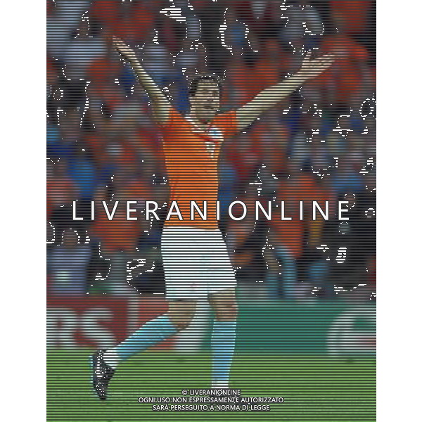 UEFA EURO 2008 Gruppo C M06 Berna - 09.06.2008 Olanda-Italia Nella Foto:VAN NISTELROOY ESULTA /Ph.Vitez-Ag. Aldo Liverani