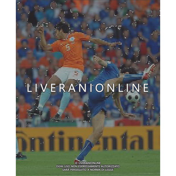 UEFA EURO 2008 Gruppo C M06 Berna - 09.06.2008 Olanda-Italia Nella Foto:VAN BRONCKHORST-TONI /Ph.Vitez-Ag. Aldo Liverani