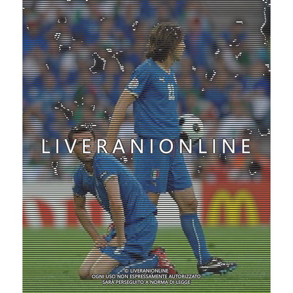 UEFA EURO 2008 Gruppo C M06 Berna - 09.06.2008 Olanda-Italia Nella Foto:PANUCCI E PIRLO /Ph.Vitez-Ag. Aldo Liverani