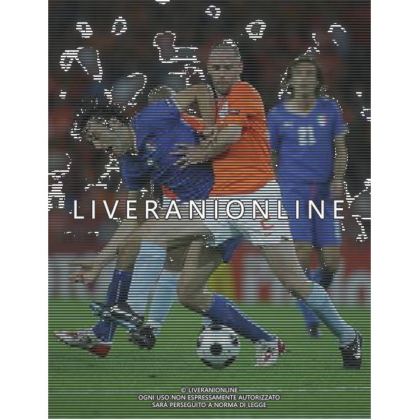 Olanda - Italia 09/06/2008 Europei 2008 nella foto OOIJER E LUCA TONI ph Luzzani/Ag. Aldo Liverani sas