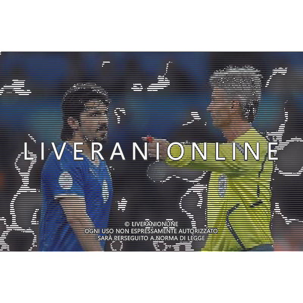 UEFA EURO 2008 Gruppo C M06 Berna - 09.06.2008 Olanda-Italia Nella Foto:OCCHIATACCIA DI GATTUSO VERSO L\'ARBITRO /Ph.Vitez-Ag. Aldo Liverani