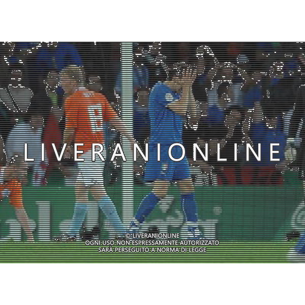 UEFA EURO 2008 Gruppo C M06 Berna - 09.06.2008 Olanda-Italia Nella Foto:DISPERAZIONE DEL PIERO DOPO UN GOL SBAGLIATO /Ph.Vitez-Ag. Aldo Liverani