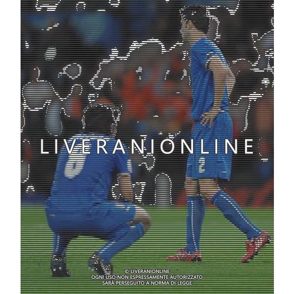 UEFA EURO 2008 Gruppo C M06 Berna - 09.06.2008 Olanda-Italia Nella Foto:DELUSIONE PANUCCI-GATTUSO /Ph.Vitez-Ag. Aldo Liverani