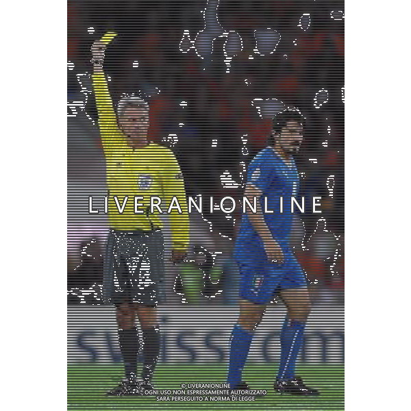 UEFA EURO 2008 Gruppo C M06 Berna - 09.06.2008 Olanda-Italia Nella Foto:GATTUSO AMMONITO /Ph.Vitez-Ag. Aldo Liverani