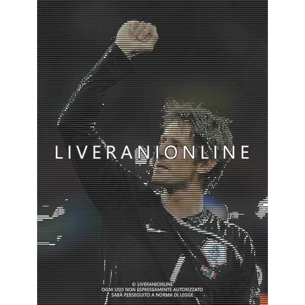 UEFA EURO 2008 Gruppo C M06 Berna - 09.06.2008 Olanda-Italia Nella Foto:VAN DER SAR ESULTA A FINE PARTITA /Ph.Vitez-Ag. Aldo Liverani