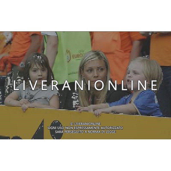 Prepartita Olanda - Italia 09/06/2008 Europei nella foto LA MOGLIE E FIGLIA DI DANIELE DE ROSSI CON LA FIGLIA DI GATTUSO ph Luzzani/Ag. Aldo Liverani sas