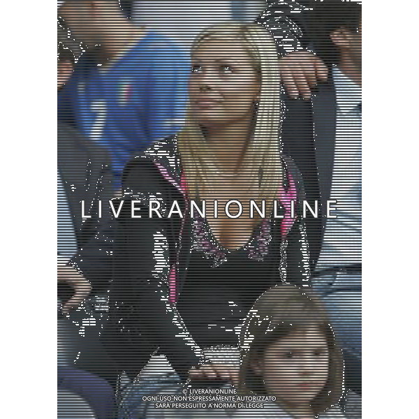 Prepartita Olanda - Italia 09/06/2008 Europei nella foto MOGLIE DI DANIELE DE ROSSI in tribuna ph Luzzani/Ag. Aldo Liverani sas