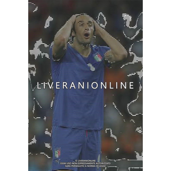 Olanda - Italia 09/06/2008 Europei 2008 nella foto LA DELUSIONE DI LUCA TONI ph Luzzani/Ag. Aldo Liverani sas