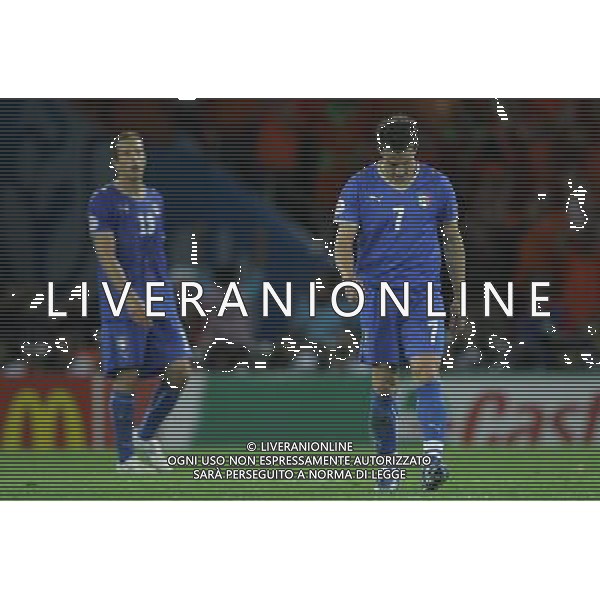 Olanda - Italia 09/06/2008 Europei 2008 nella foto LA DELUSIONE DI MASSIMO AMBROSINI E ALESSANDRO DEL PIERO ph Luzzani/Ag. Aldo Liverani sas