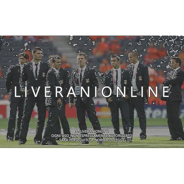 Prepartita Olanda - Italia 09/06/2008 Europei nella foto antonio cassano in campo coi compagni ph Luzzani/Ag. Aldo Liverani sas