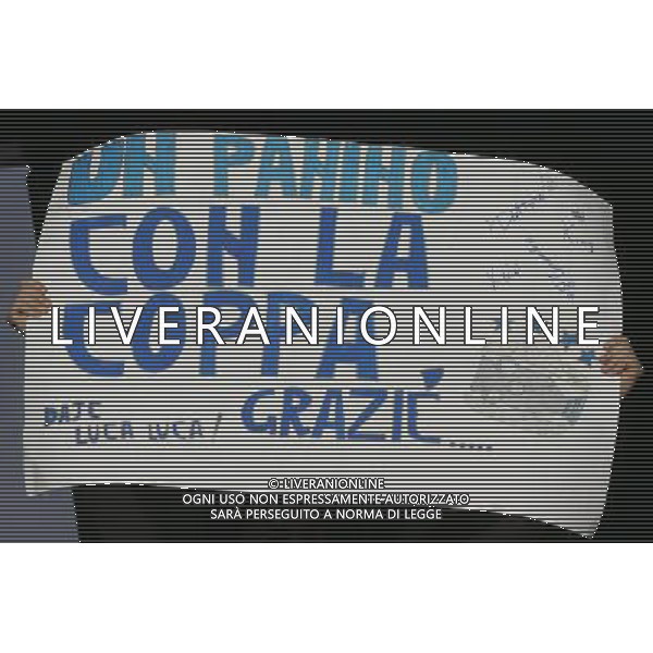 Prepartita Olanda - Italia 09/06/2008 Europei nella foto striscione Tifosi Italia ph Luzzani/Ag. Aldo Liverani sas