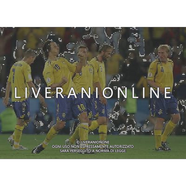 Grecia - Svezia 10/06/2008 Europei Austria nella foto esultanza dopo il gol di zlatan ibrahimovic ph luzzani/Ag. Aldo Liverani Sas