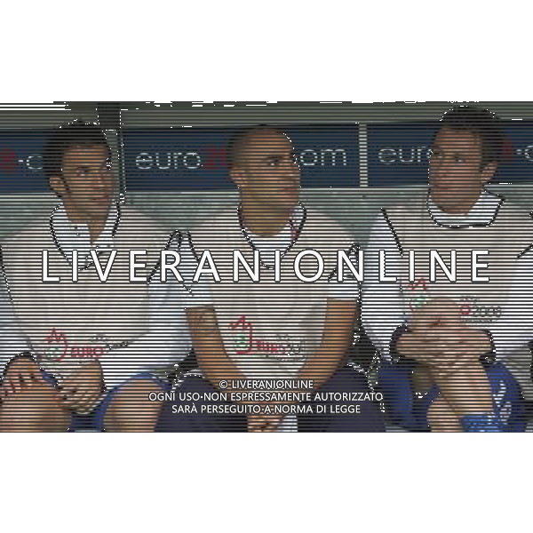 UEFA EURO 2008 Gruppo C M06 Berna - 09.06.2008 Olanda-Italia Nella Foto:CANNAVARO FABIO-DEL PIERO ALESSANDRO-CASSANO ANTONIO /Ph.Vitez-Ag. Aldo Liverani