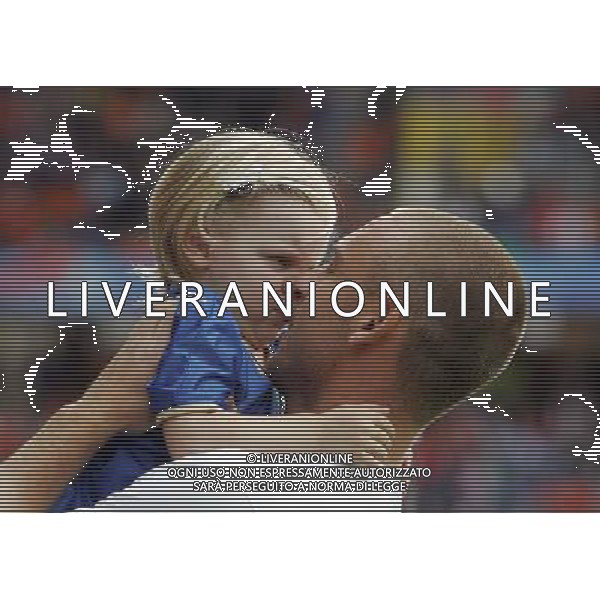 UEFA EURO 2008 Gruppo C M06 Berna - 09.06.2008 Olanda-Italia Nella Foto:DE ROSSI DANIELE E FIGLIA /Ph.Vitez-Ag. Aldo Liverani