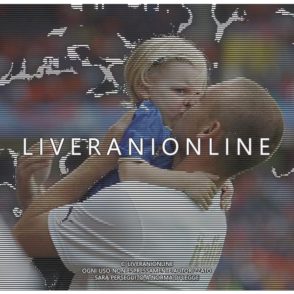 UEFA EURO 2008 Gruppo C M06 Berna - 09.06.2008 Olanda-Italia Nella Foto:DE ROSSI DANIELE E FIGLIA /Ph.Vitez-Ag. Aldo Liverani