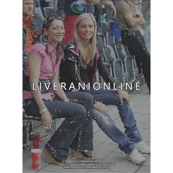 UEFA EURO 2008 Gruppo C M06 Berna - 09.06.2008 Olanda-Italia Nella Foto:MOGLIE GENNARO GATTUSO CON LA MOGLIE DIDANIELE DE ROSSI /Ph.Vitez-Ag. Aldo Liverani