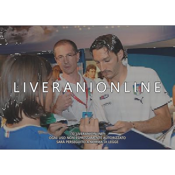 Conferenza Stampa Toni-Zambrotta-Grosso Baden - 11.06.2008 Nella Foto:ZAMBROTTA GIANLUCA FIRMA AUTOGRAFI A CASA AZZURRI /Ph.Vitez-Ag. Aldo Liverani