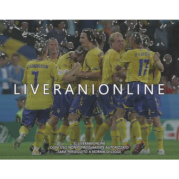 Salisburgo (AUT) 10-06-2008 Campionati Europei Calcio EURO2008 grecia-svezia 0:2 nella foto esultanza zlatan ibrahimovic ph marco luzzani/ag aldo liverani s.a.s.