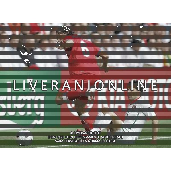 Repubblica Ceca - Portogallo 11/06/2008 Europei Svizzera nella foto marek jankulovski e simao ph luzzani/Ag. Aldo Liverani Sas