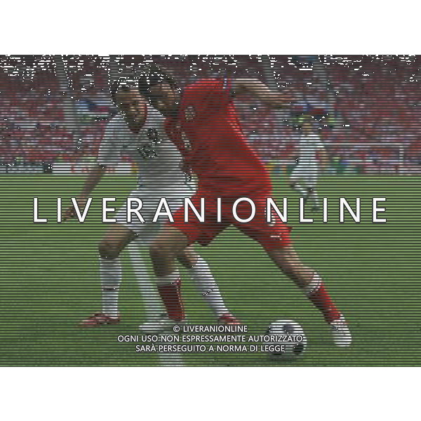 Repubblica Ceca - Portogallo 11/06/2008 Europei Svizzera nella foto marek jankulovski e carvalho ph luzzani/Ag. Aldo Liverani Sas