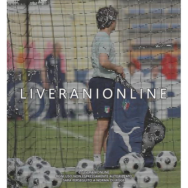 Allenamento Nazionale Italiana Baden - 11.06.2008 Nella Foto:RACCOLTA PALLONI /Ph.Vitez-Ag. Aldo Liverani