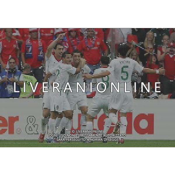 Repubblica Ceca - Portogallo 11/06/2008 Europei Svizzera nella foto esultanza dopo il gol di quaresma del 0-3 ph luzzani/Ag. Aldo Liverani Sas