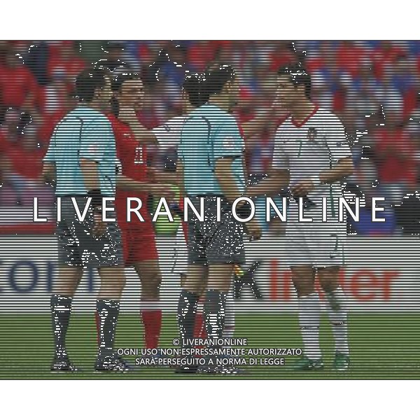 Repubblica Ceca - Portogallo 11/06/2008 Europei Svizzera nella foto cristiano ronaldo a fine gara ph luzzani/Ag. Aldo Liverani Sas
