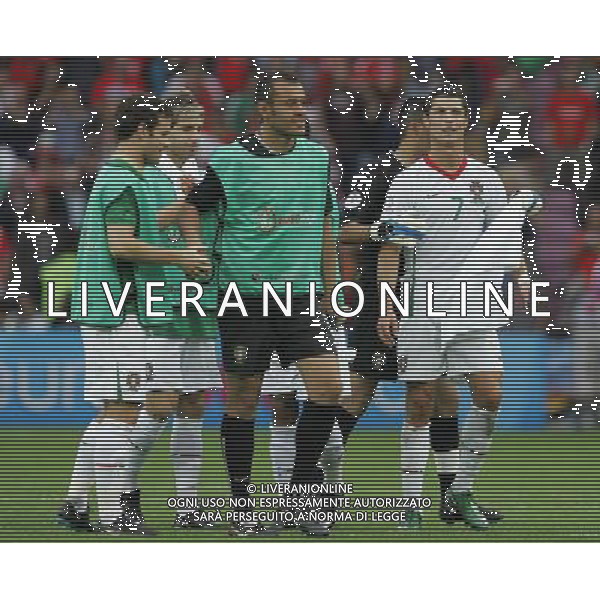 Repubblica Ceca - Portogallo 11/06/2008 Europei Svizzera nella foto esultanza fine gara cristiano ronaldo ph luzzani/Ag. Aldo Liverani Sas