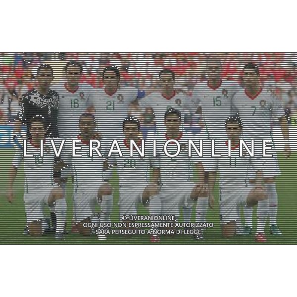 Ginevra 11-06-2008 Campionati europei calcio EURO2008 repubblica ceca-portogallo 1:3 nella foto formazione portogallo ph marco luzzani/ag aldo liverani s.a.s.