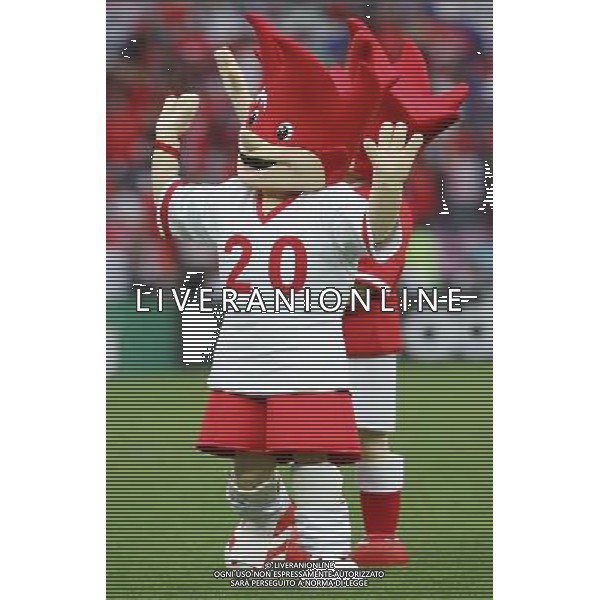 Ginevra 11-06-2008 Campionati europei calcio EURO2008 repubblica ceca-portogallo 1:3 nella foto le mascotte flix e trix ph marco luzzani/ag aldo liverani s.a.s.