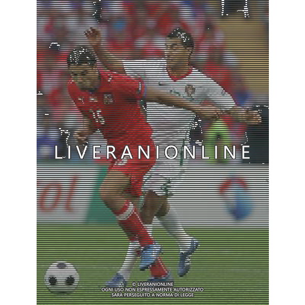 Ginevra 11-06-2008 Campionati europei calcio EURO2008 repubblica ceca-portogallo 1:3 nella foto milan baros e ricardo quaresma ph marco luzzani/ag aldo liverani s.a.s.