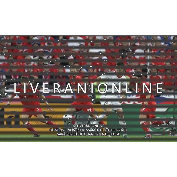 Ginevra 11-06-2008 Campionati europei calcio EURO2008 repubblica ceca-portogallo 1:3 nella foto colpo di tacco di cristiano ronaldo ph marco luzzani/ag aldo liverani s.a.s.