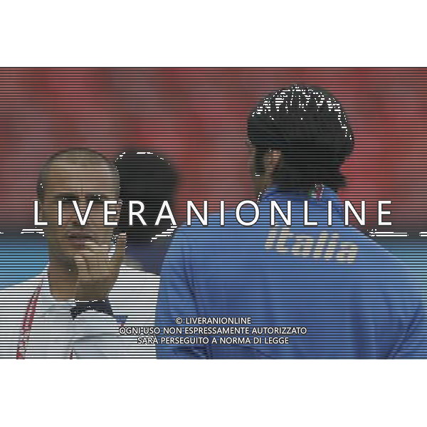 Zurigo (CH) 12-06-2008 Campionati europei EURO2008 Allenamento pre partita italia nella foto fabio cannavaro e gianluigi buffon ph marco luzzani/ag aldo liverani s.a.s.